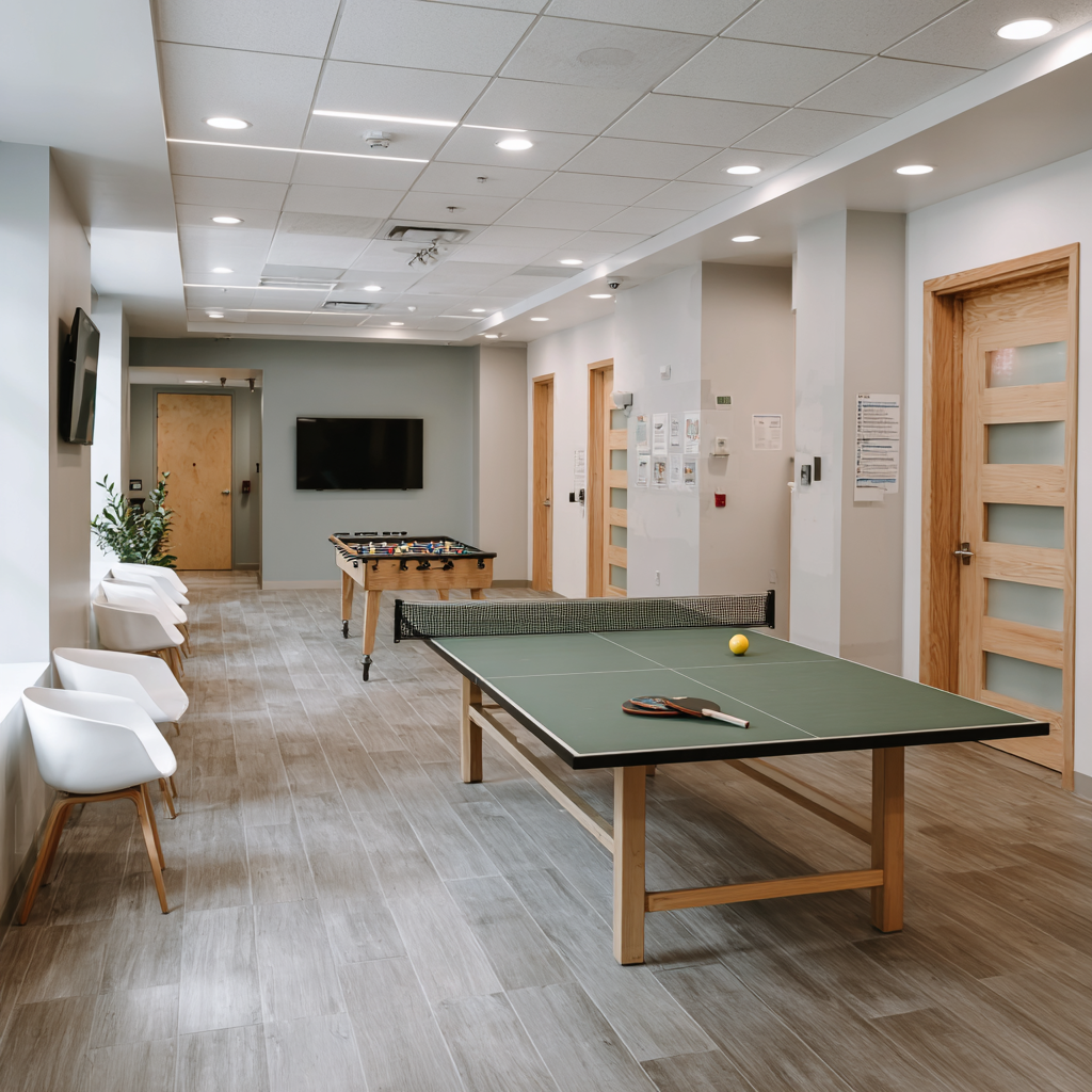 Therapeutic counseling space for dual diagnosis treatment at Serenity Helpline in Jacksonville, Florida
